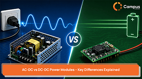 AC-DC and DC-DC Power Modules – What Sets Them Apart